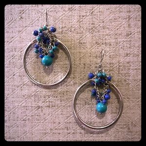 Beaded dangle earrings